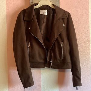 SALE ✨ Faux Suede Moto Jacket